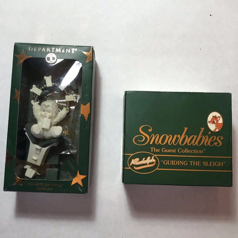 Snowbabies Decorative Winter Ornaments